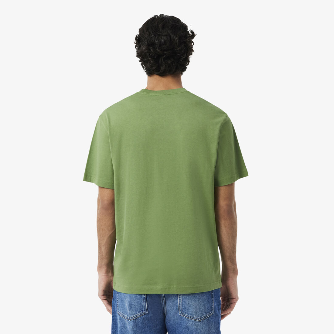 تي شيرت قطني مع جيب على الصدر Cotton T-shirt with Breast Pocket - TH2827-00-02M