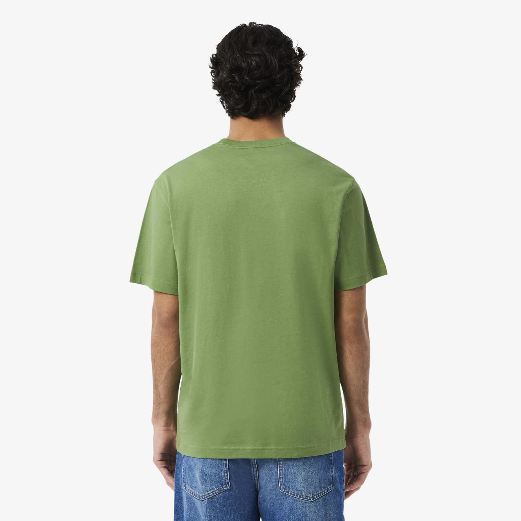 Cotton T-shirt with Breast Pocket lacoste cotton t shirt with breast pocket