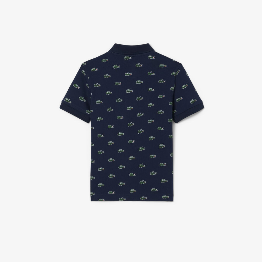 قميص بولو مطبوع من قماش البيكيه الصغير Printed Petit Pique Polo Shirt - PJ1117-00-166