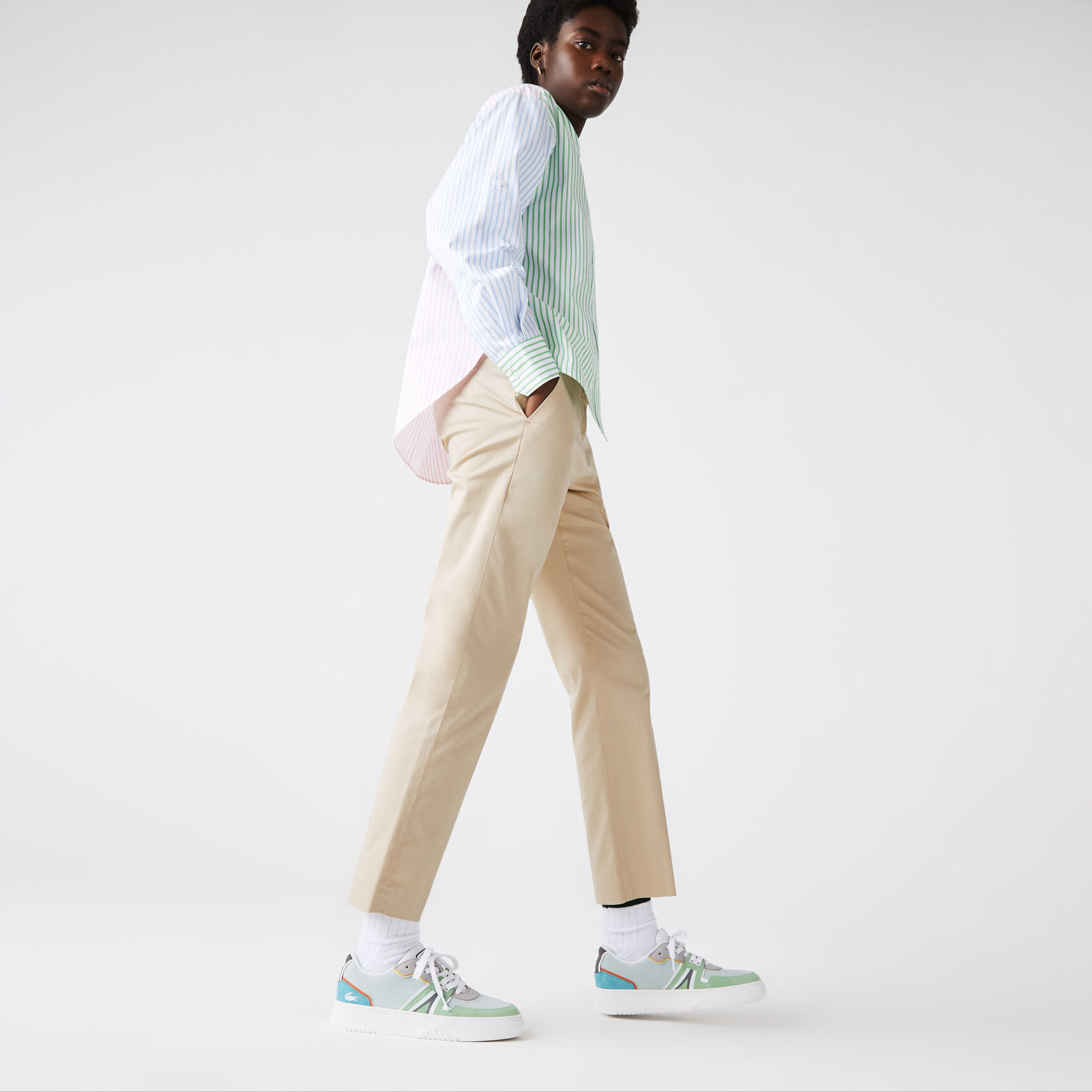 Women's New Classic Slim Fit Stretch Cotton Trousers Women's New Classic Slim Fit Stretch Cotton Trousers