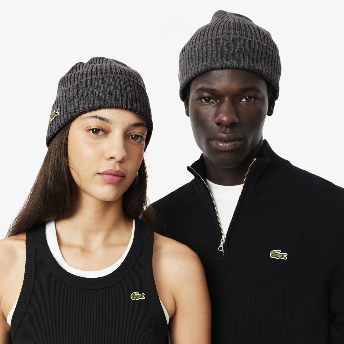 Rib Knit Brushed Wool Beanie - RB0001-00-050