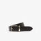 lacoste men s reversible leather belt and 2 buckles gift set