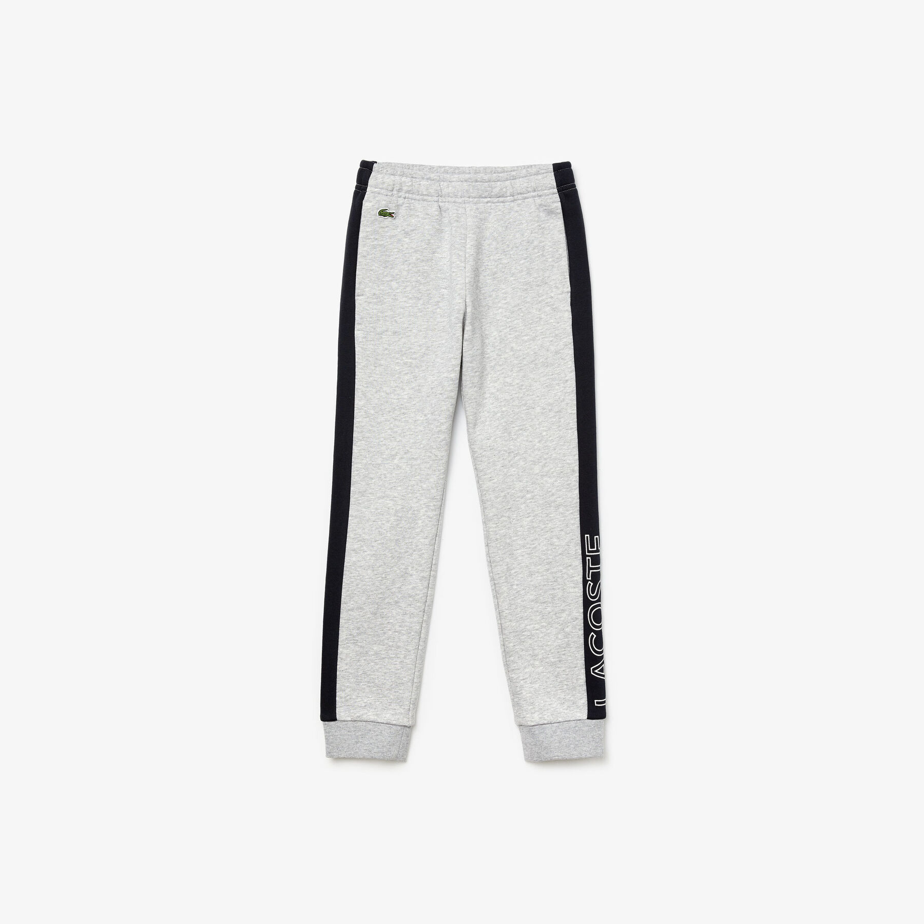 boys  lacoste sport colourblock fleece trackpants