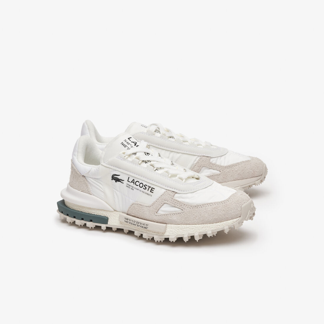 سنيكرز إيليت أكتيف قماش يحمل اسم الماركة للرجال Men's Elite Active Branded Textile Trainers - 46SMA0008-1R5