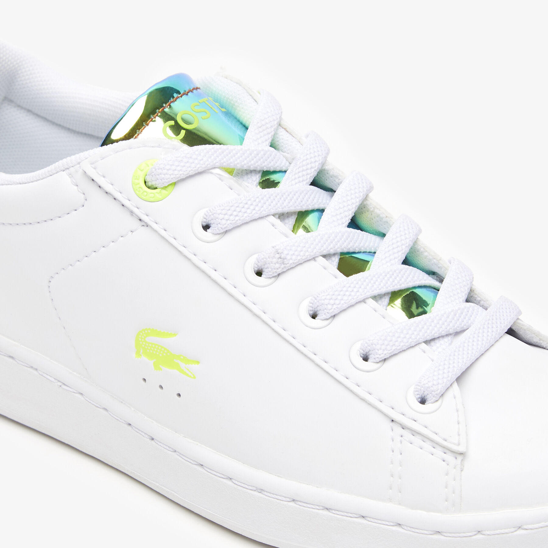 Children's Lacoste Carnaby Leather Trainers children s lacoste carnaby leather trainers