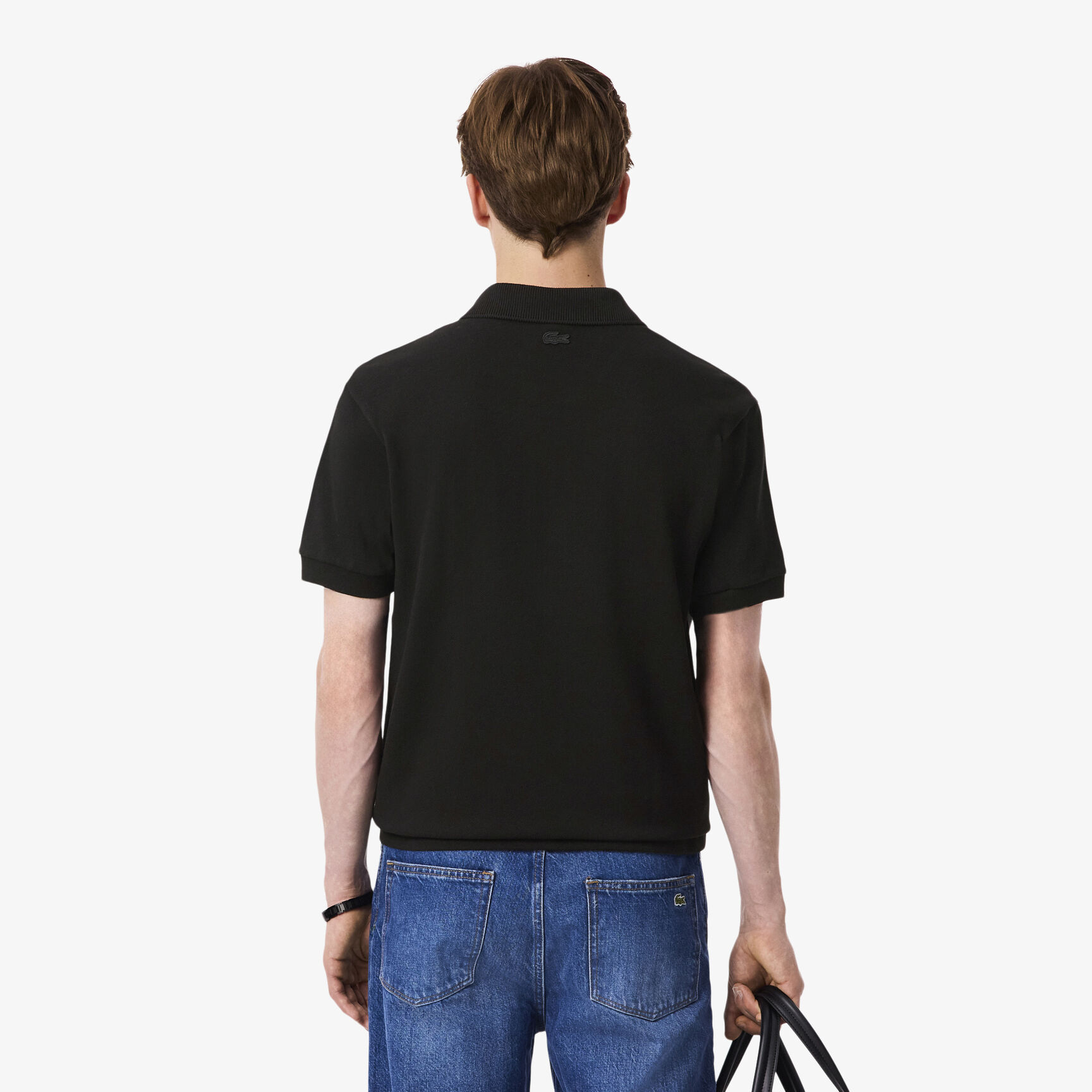 Classic Fit Diamante Crocodile Pique Polo Shirt - PH6884-00-031