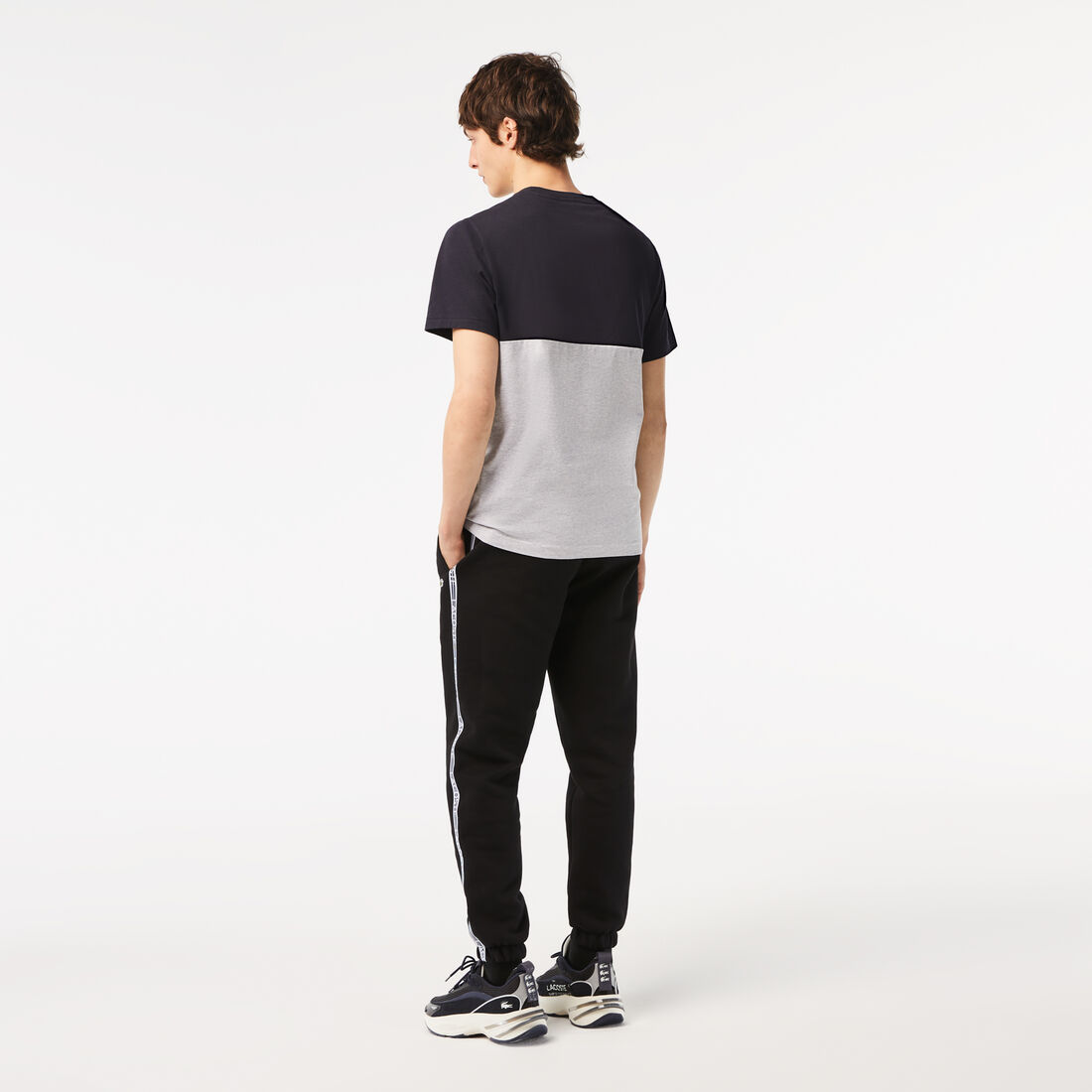 Men's Lacoste Logo Stripe Track Pants Men's Lacoste Logo Stripe Track Pants