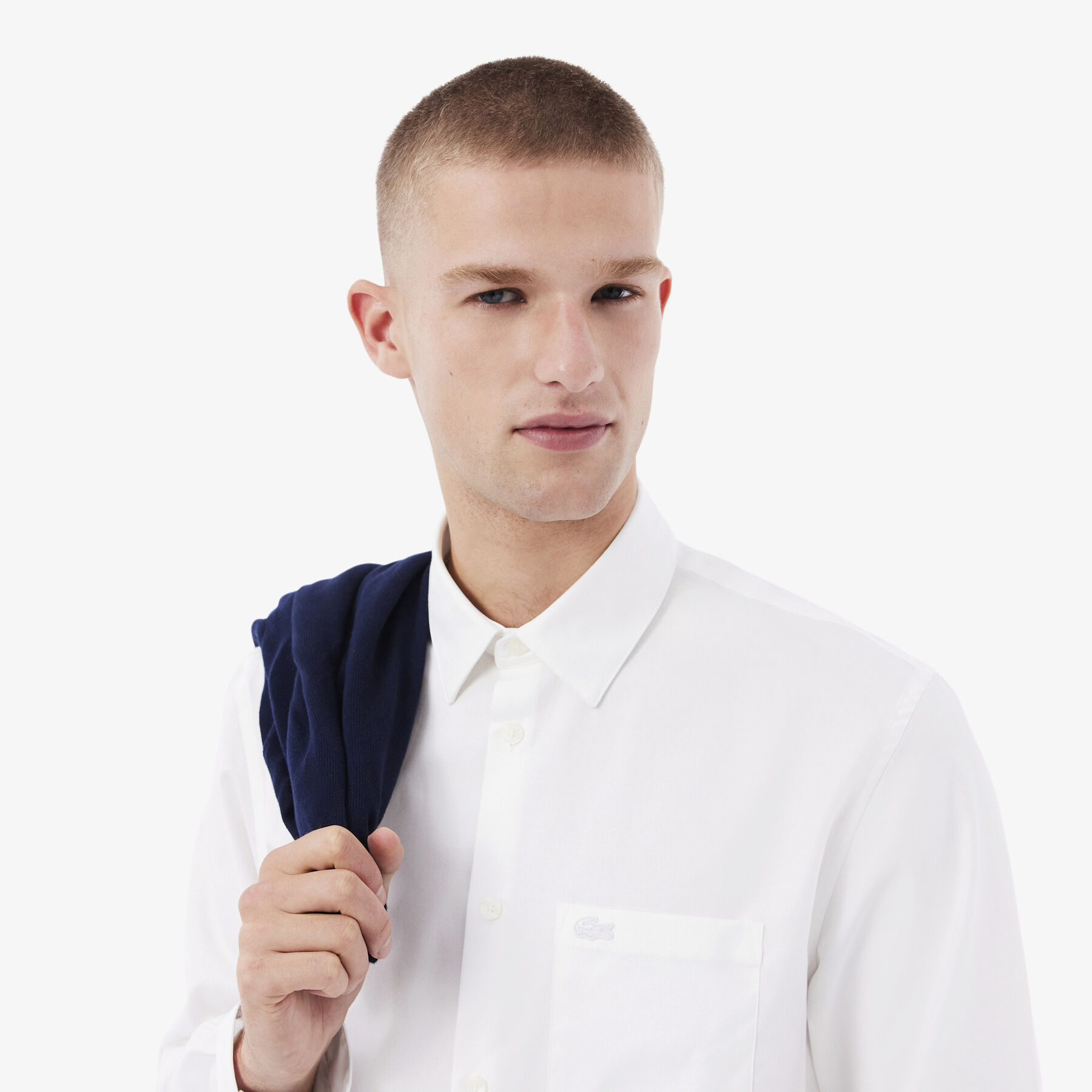 Regular Fit Cotton Poplin Shirt - CH8522-00-001