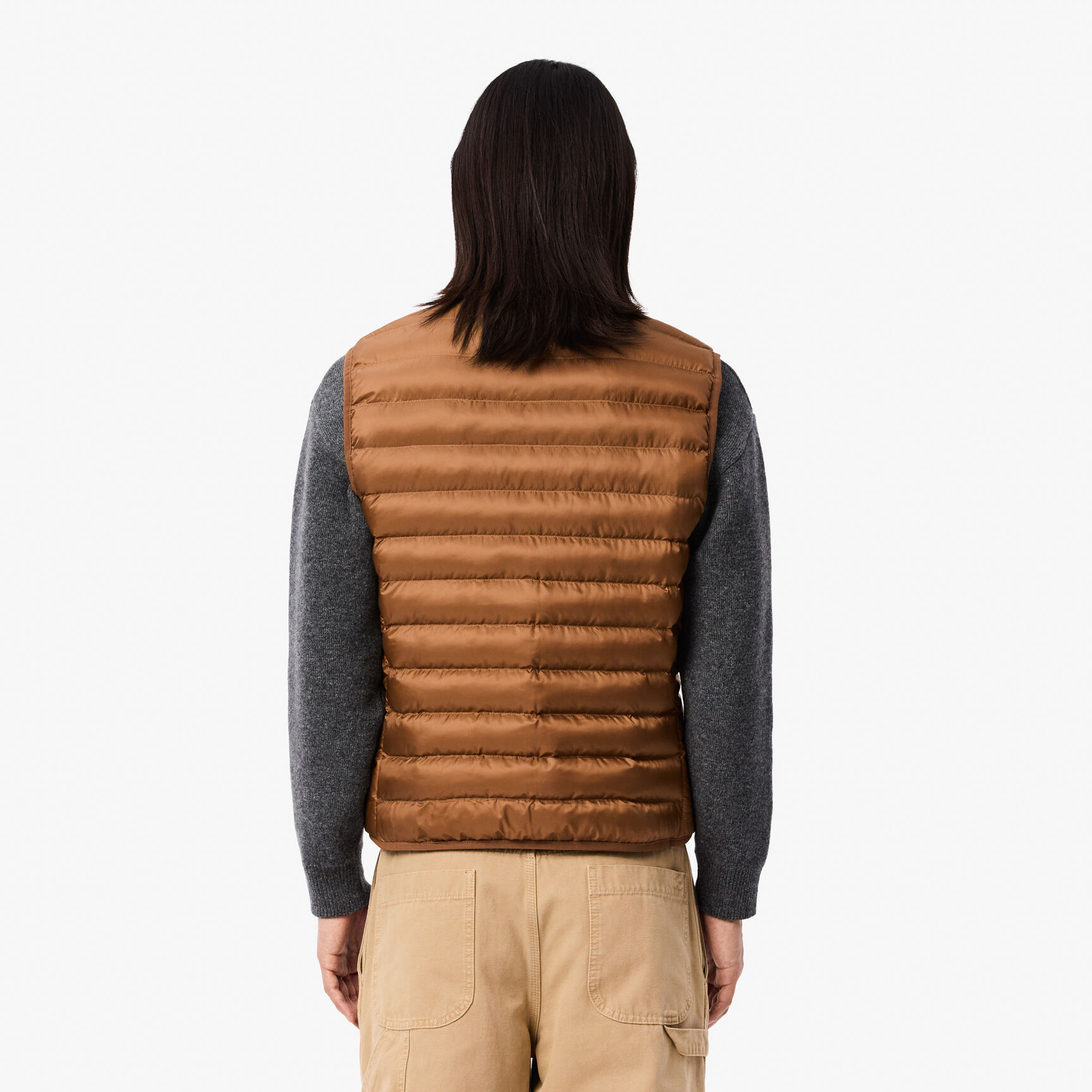 Water-Repellent Puffed Vest Sleveless Quilted Vest - BH2886-00-SIX