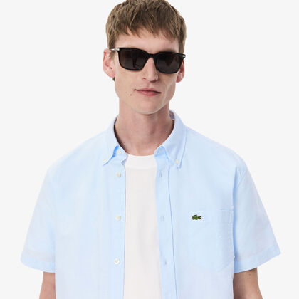 Regular Fit Short Sleeved Oxford Shirt