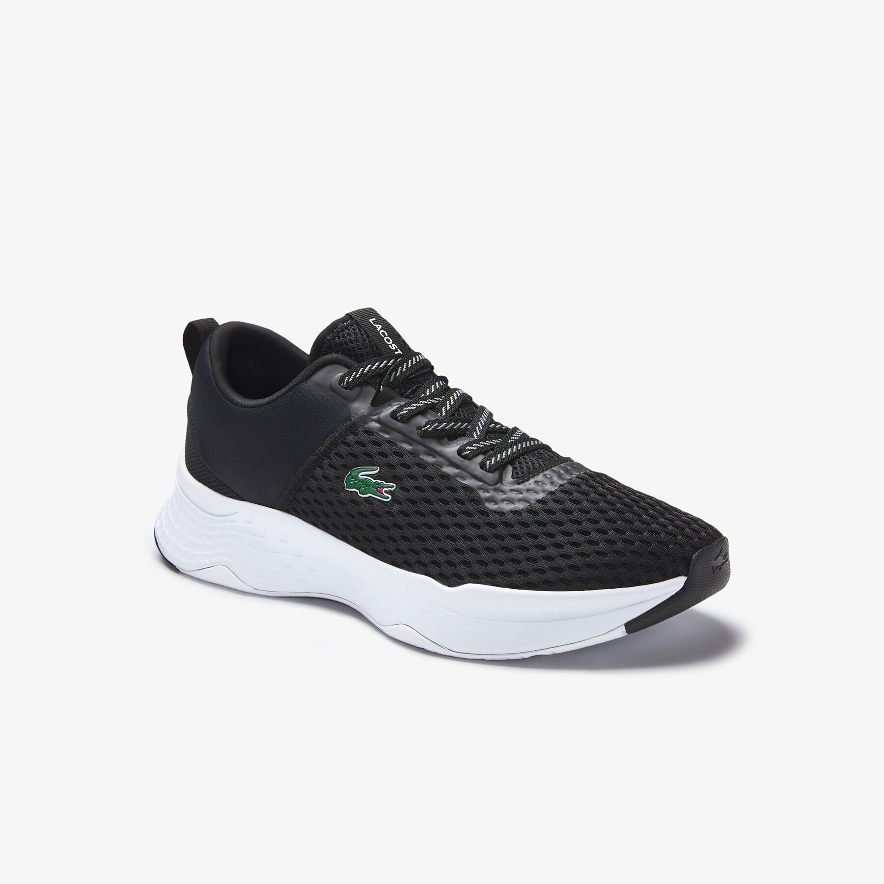 lacoste men s court drive textile trainers