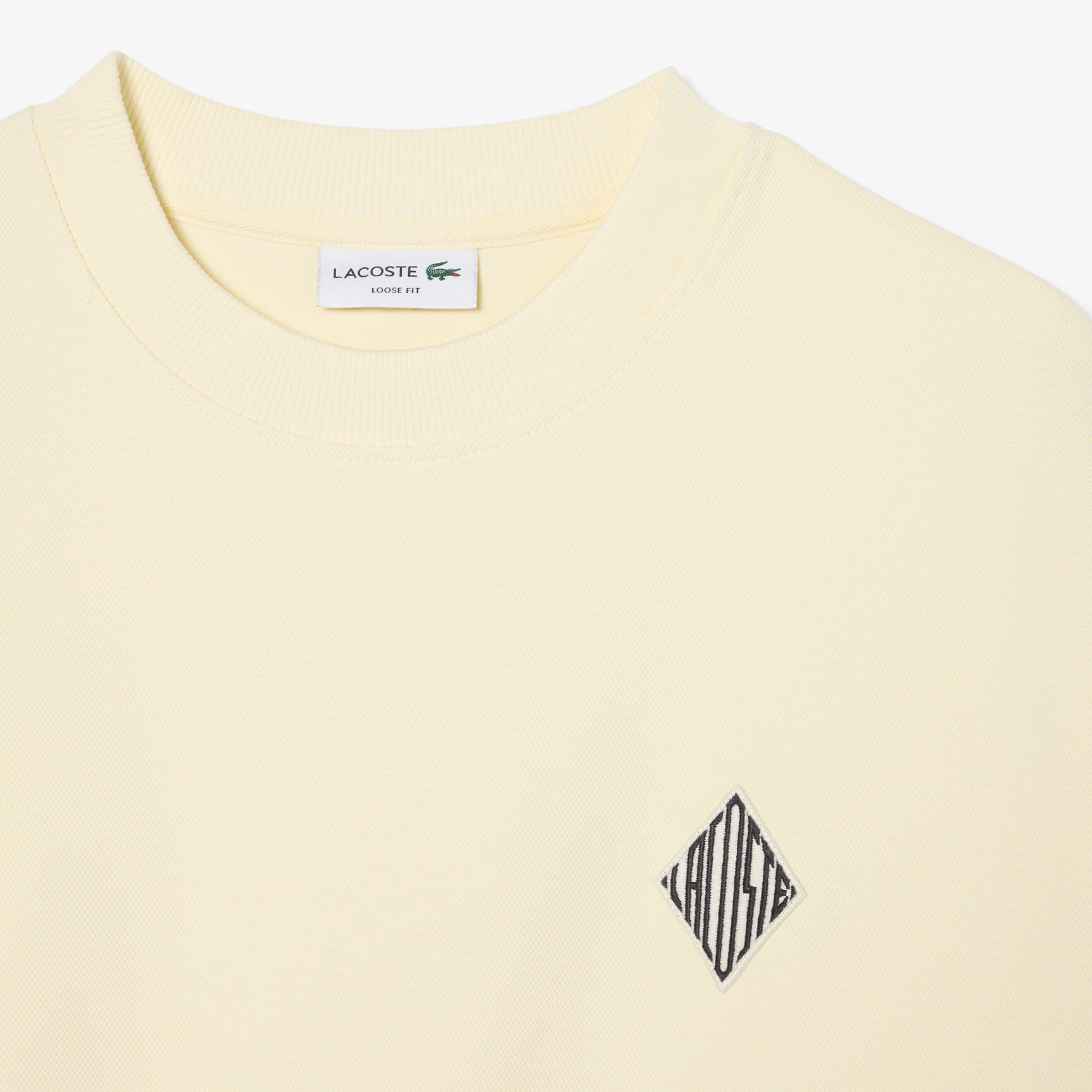 Double Face Pique Badge Sweatshirt - SH0035-00-S7G