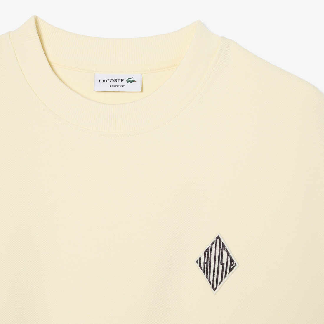 Double Face Pique Badge Sweatshirt Double Face Pique Badge Sweatshirt - SH0035-00-S7G