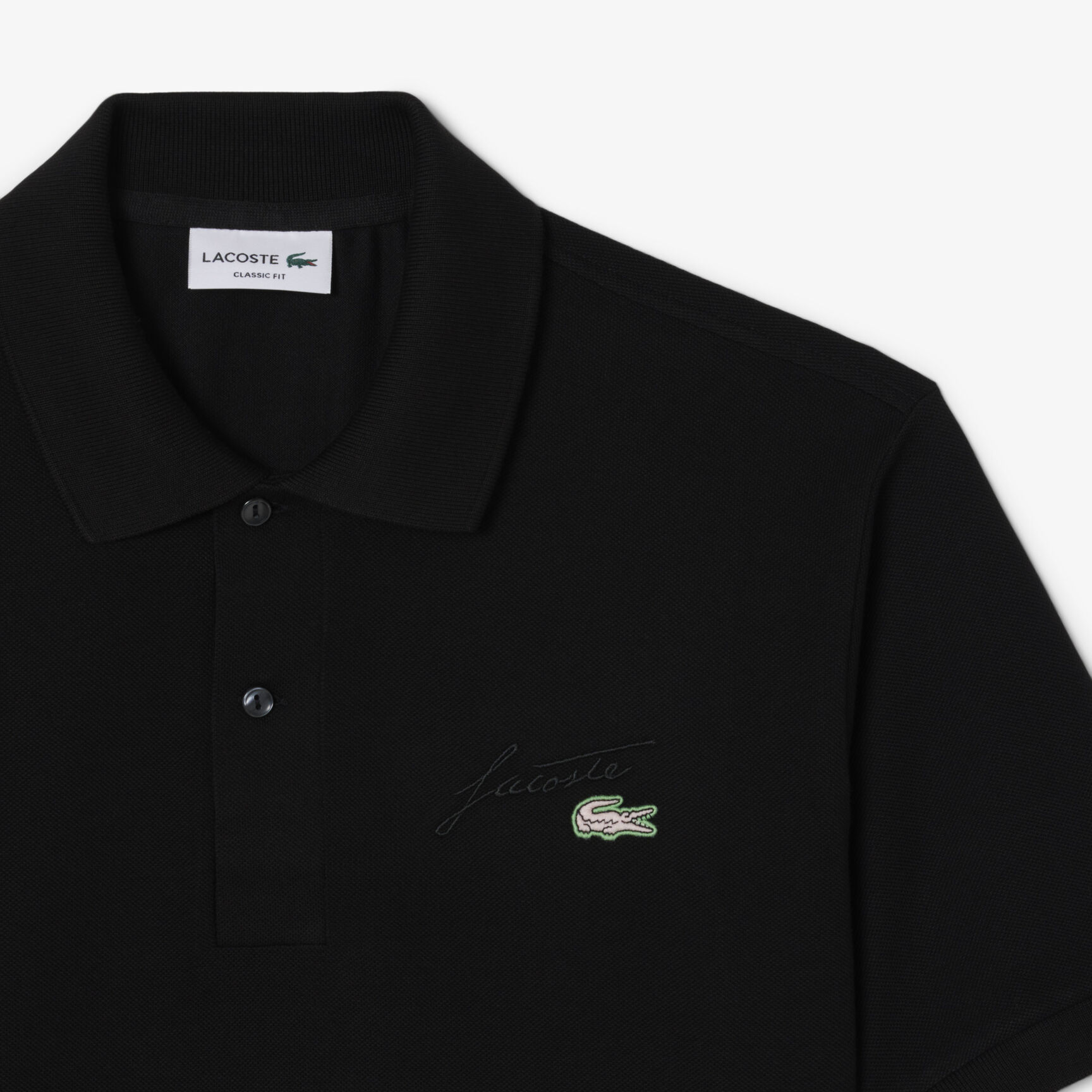 Classic Fit Embroidery Detail Pique Polo Shirt - PH5465-00-031