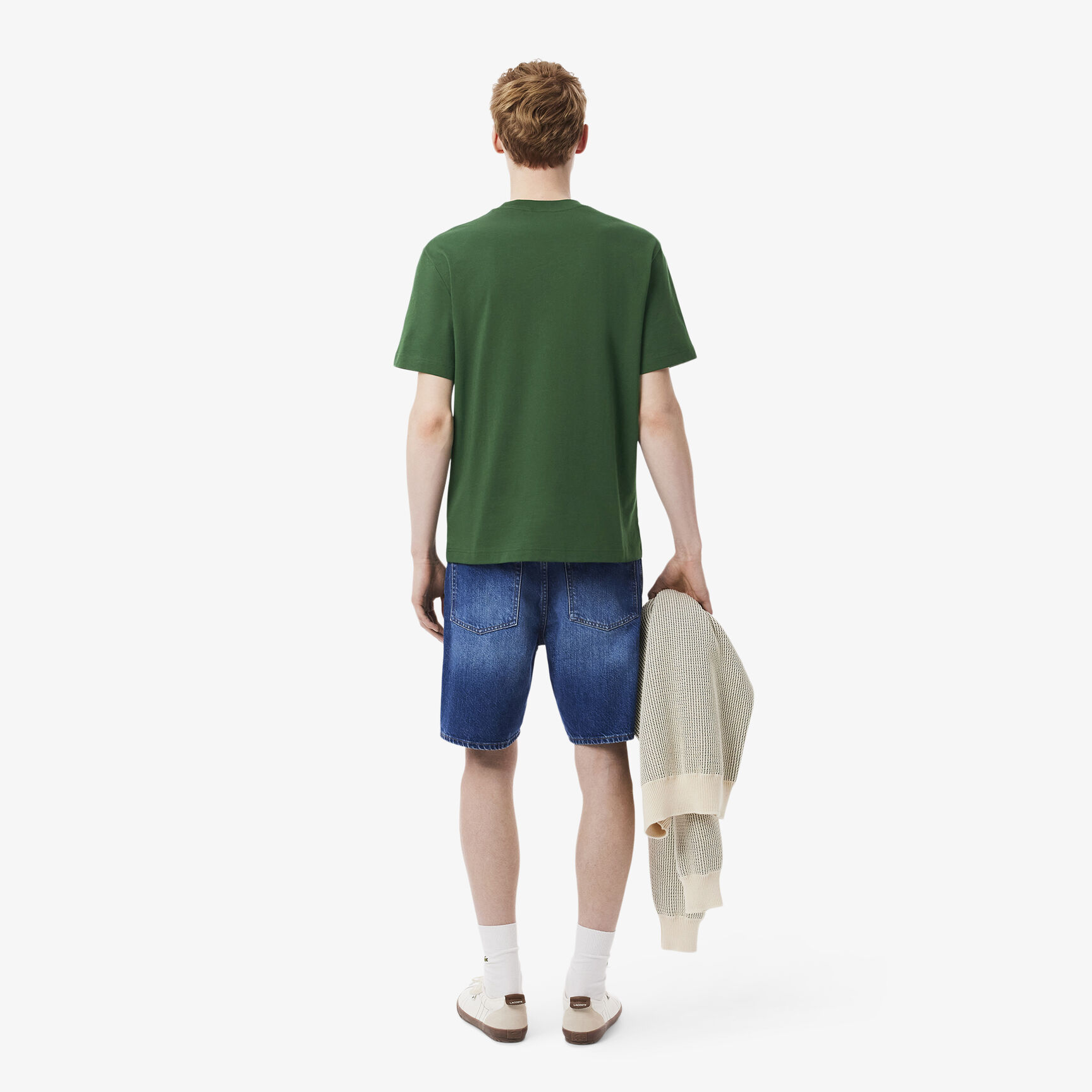 تي شيرت قطني مع جيب على الصدر Cotton T-shirt with Breast Pocket - TH2827-00-132