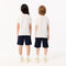 kids  lacoste organic brushed cotton fleece shorts