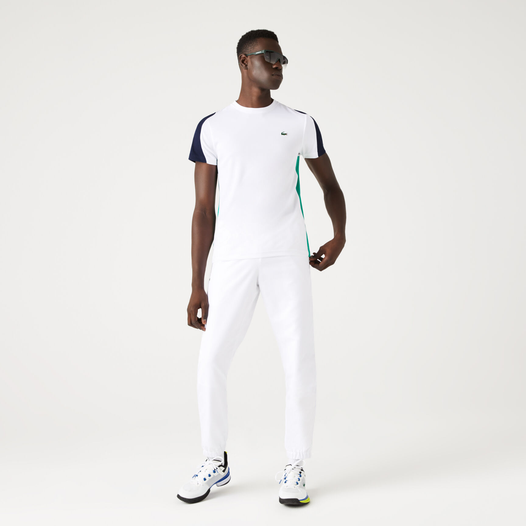 تيشيرت تنس بطبعة تمساح للرجال مجموعة Lacoste SPORT تيشيرت تنس بطبعة تمساح للرجال مجموعة Lacoste SPORT