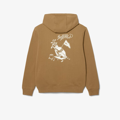 lacoste printed graphic golf hoodie