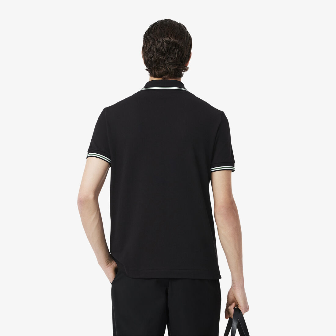 قميص بولو بقصّة عادية وتفاصيل بارزة L.12.12 Regular Fit Trim Accent L.12.12 Polo Shirt - PH9875-00-031