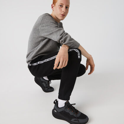 Men's Lacoste Printed Bands Trackpants