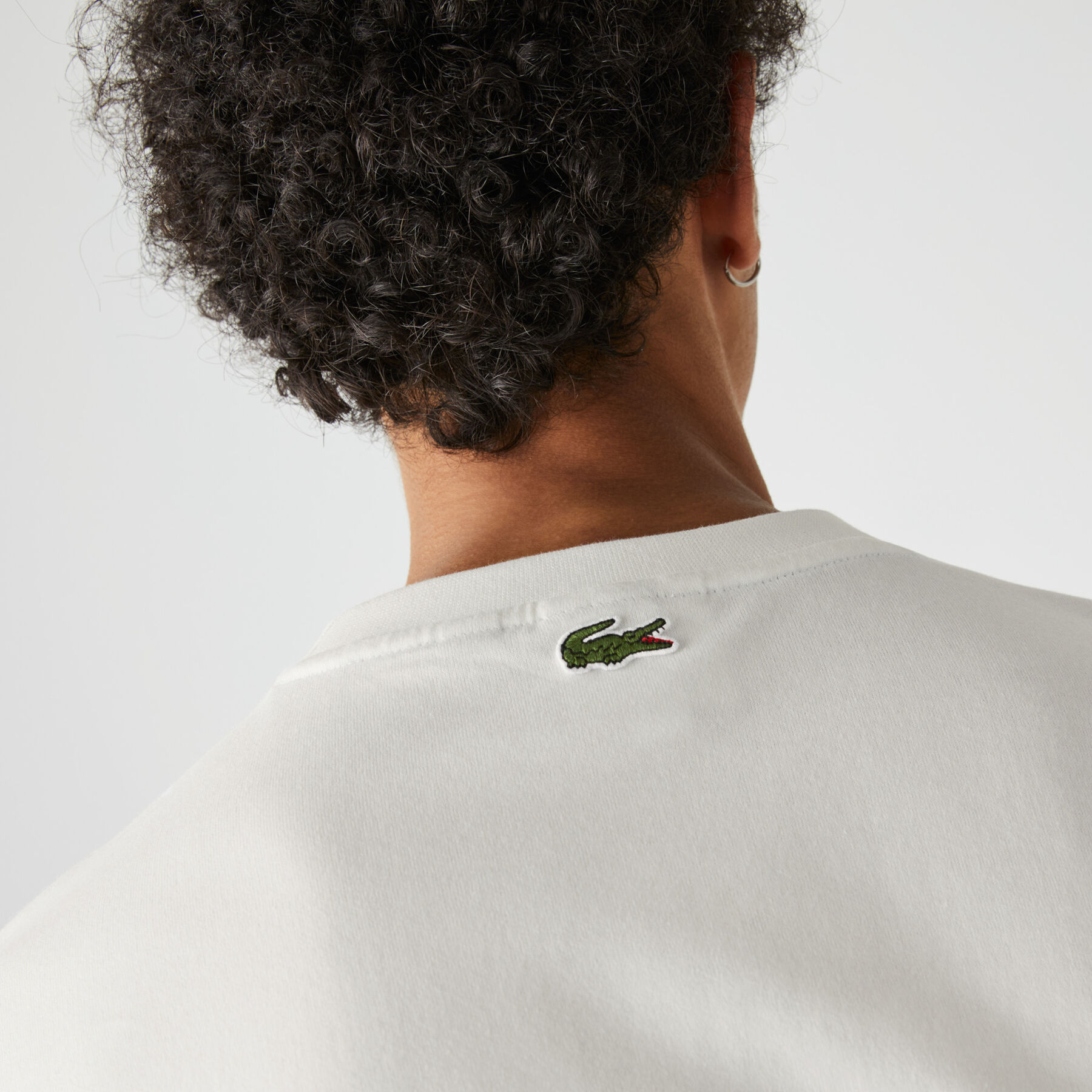 Unisex Lacoste LIVE Face Print Cotton T-shirt unisex lacoste live face print cotton t shirt