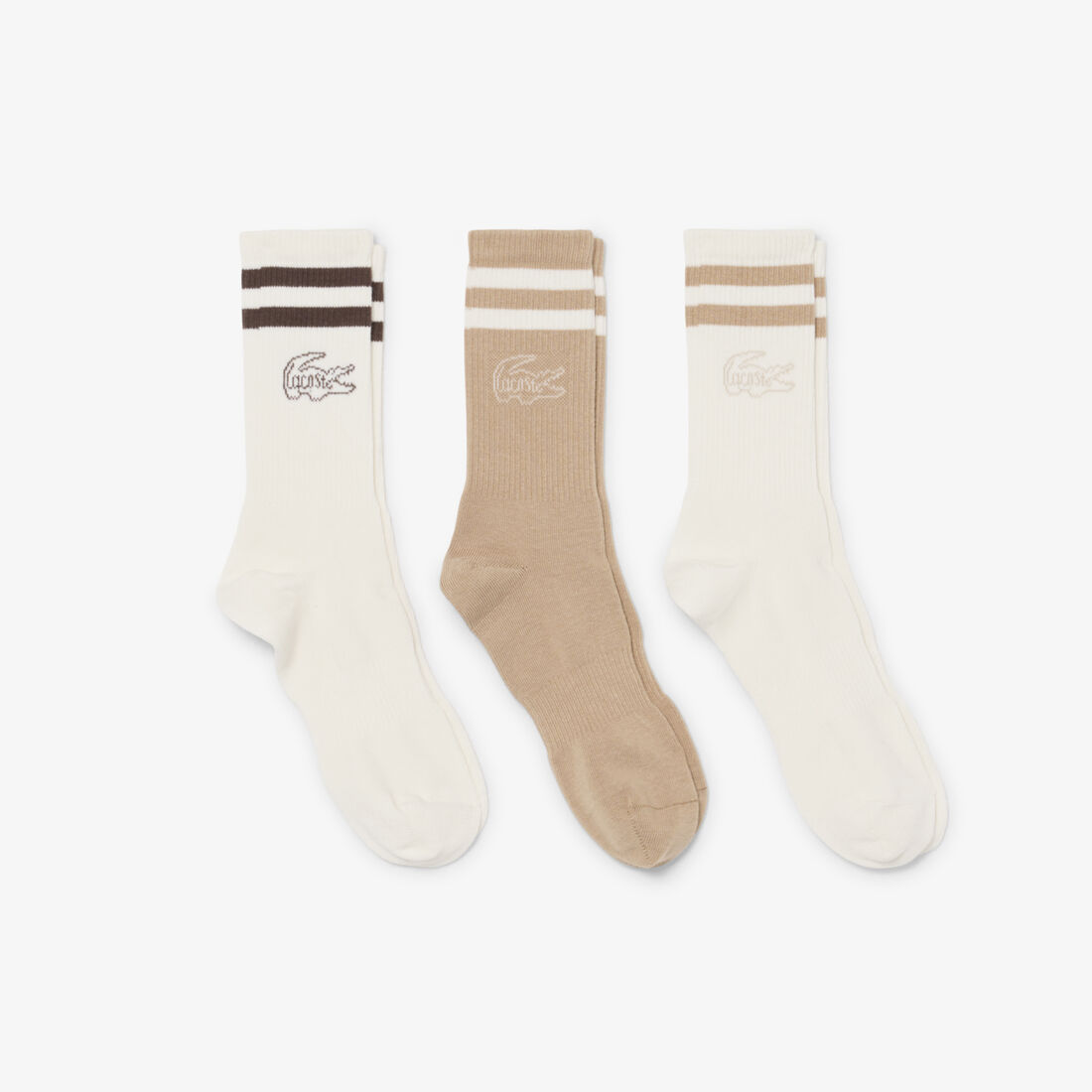 3-Pack Ribbed Socks lacoste 3 pack ribbed socks