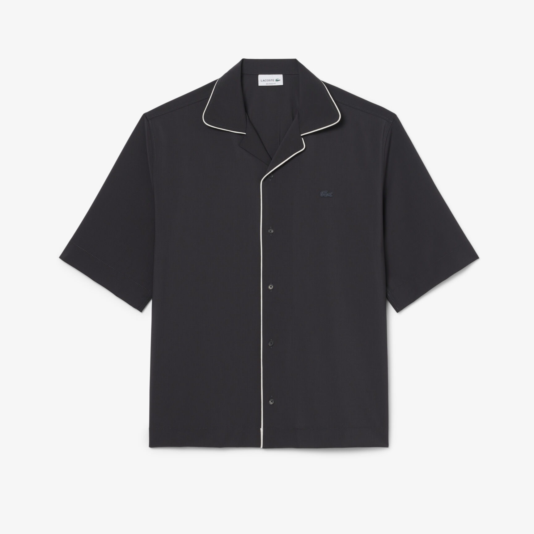 Relaxed Fit Short Sleeved Wool Shirt - CH2401-00-S5T