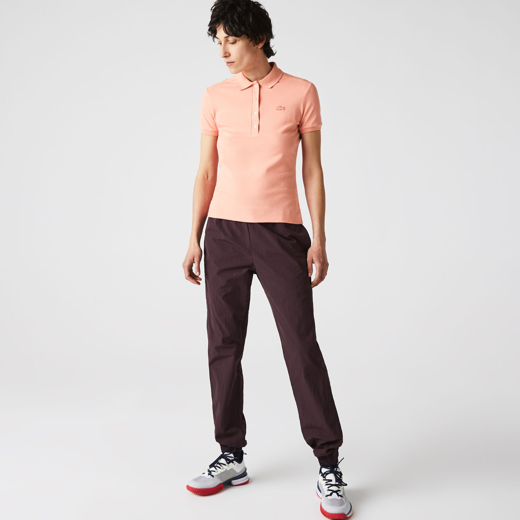 L.12.D Slim Fit Stretch Petit Pique Polo Shirt