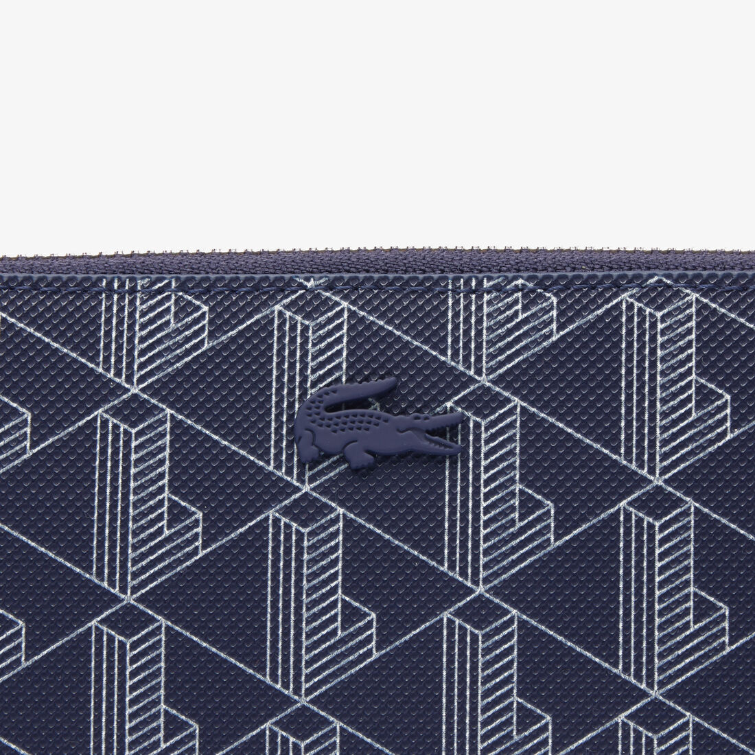 Women's Lacoste Monogram Print Zip Wallet Women's Lacoste Monogram Print Zip Wallet - NF3958DG-M83