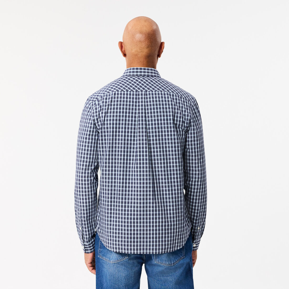 قميص بوبلين مربع Checked Poplin Shirt - CH6981-00-QRN