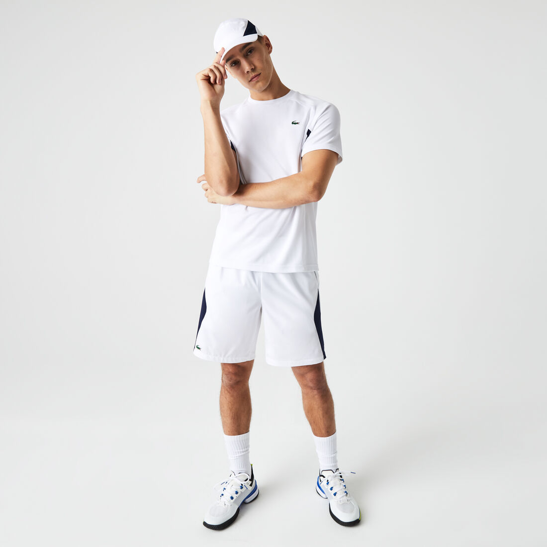 Men's Lacoste SPORT Color-Block Ultra-Dry Piqué Tennis T-Shirt Men's Lacoste SPORT Color-Block Ultra-Dry Piqué Tennis T-Shirt