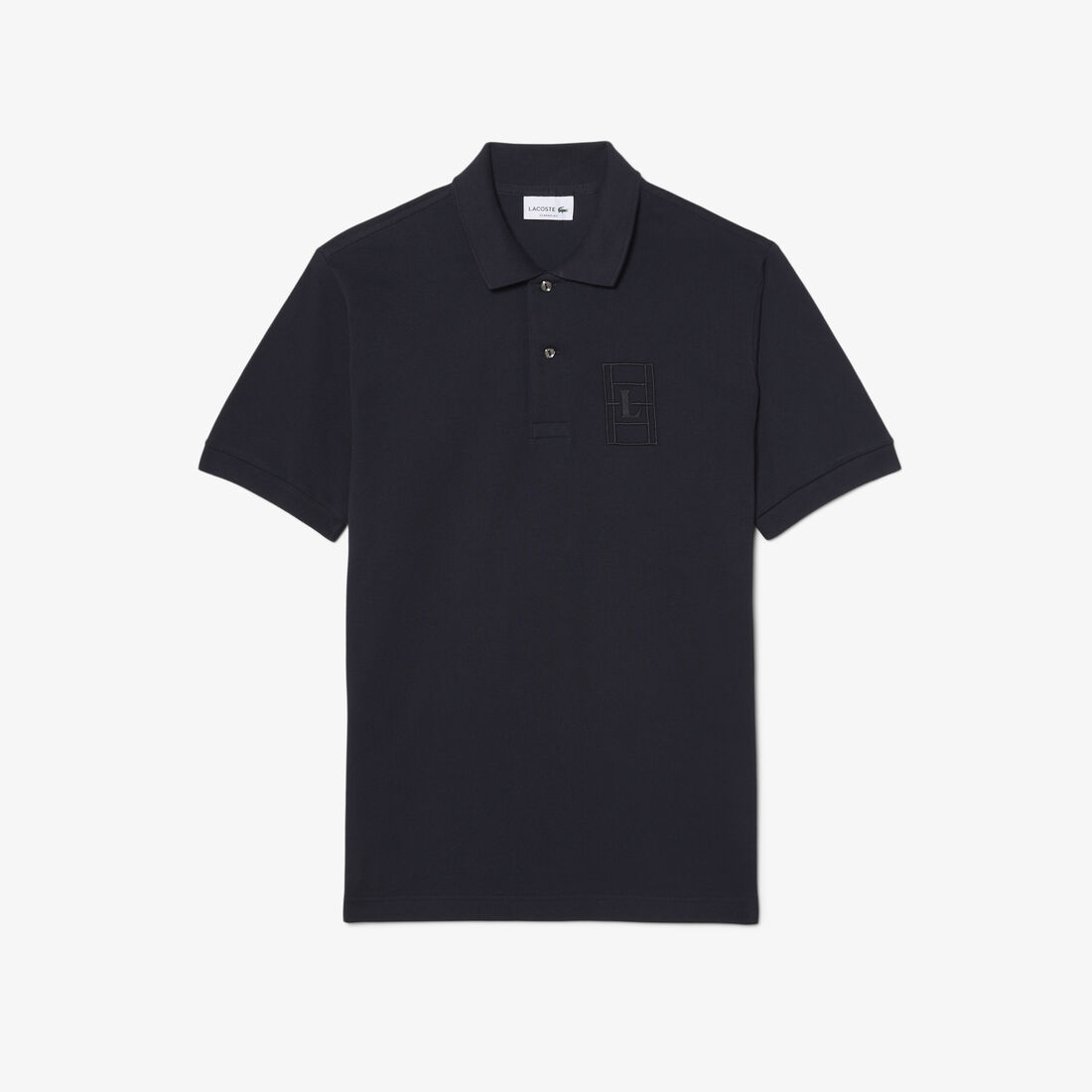 Classic Fit Embroidery Detail Petit Pique Polo Shirt Classic Fit Embroidery Detail Petit Pique Polo Shirt - PH1751-00-350