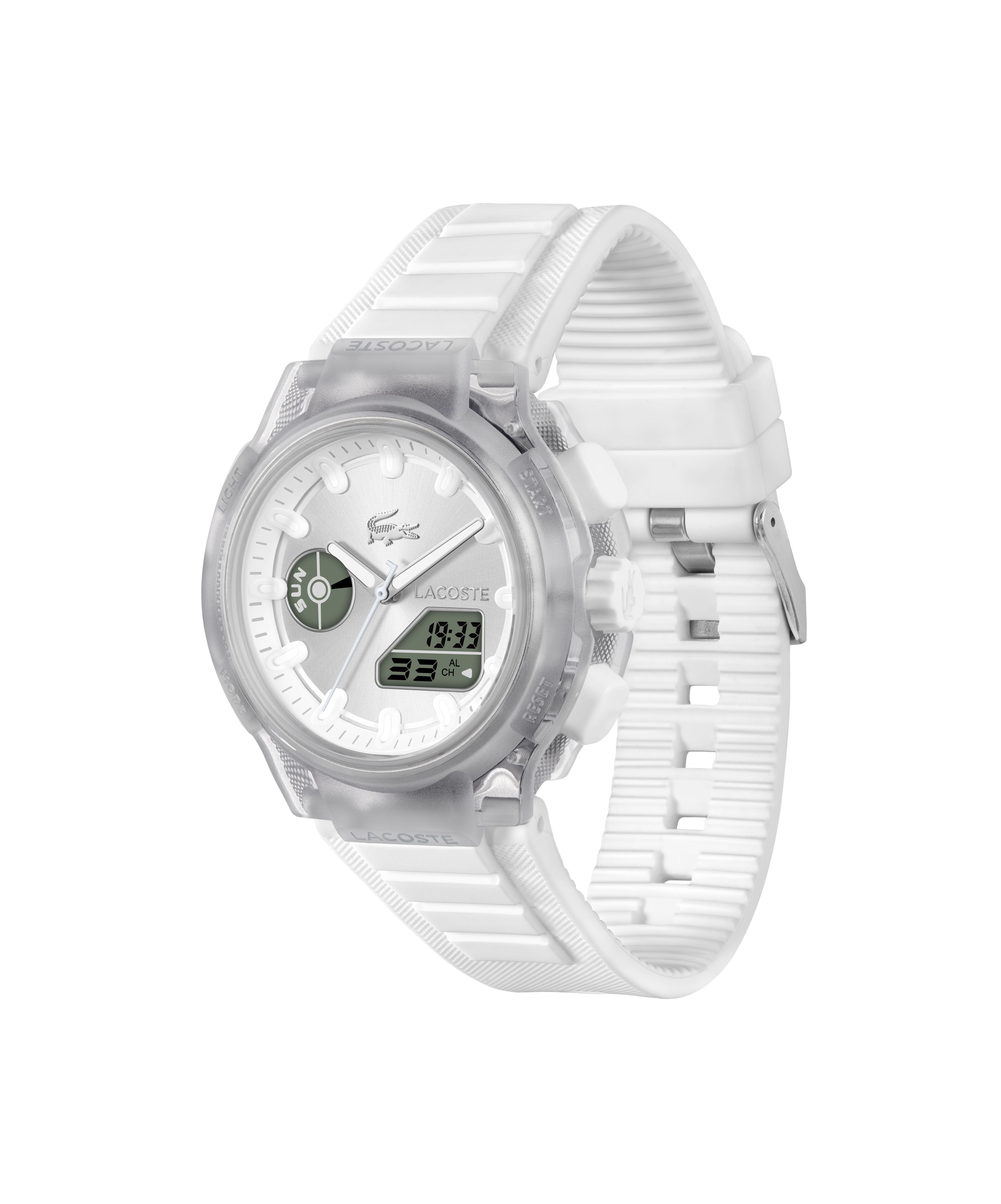 White Silicone Strap Women's Watch