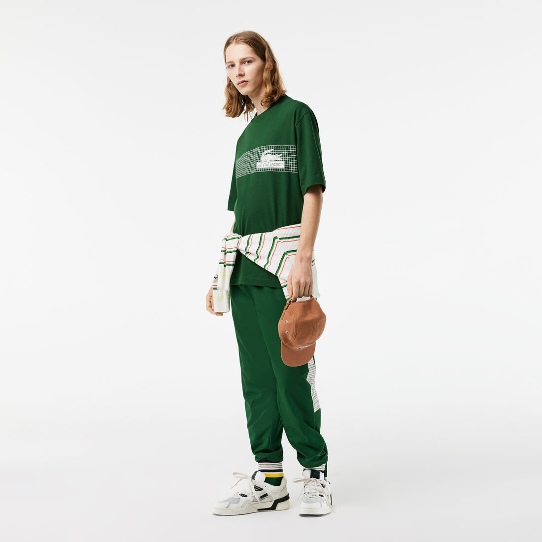 Men's Lacoste Loose Fit Tennis Print T-shirt Men's Lacoste Loose Fit Tennis Print T-shirt