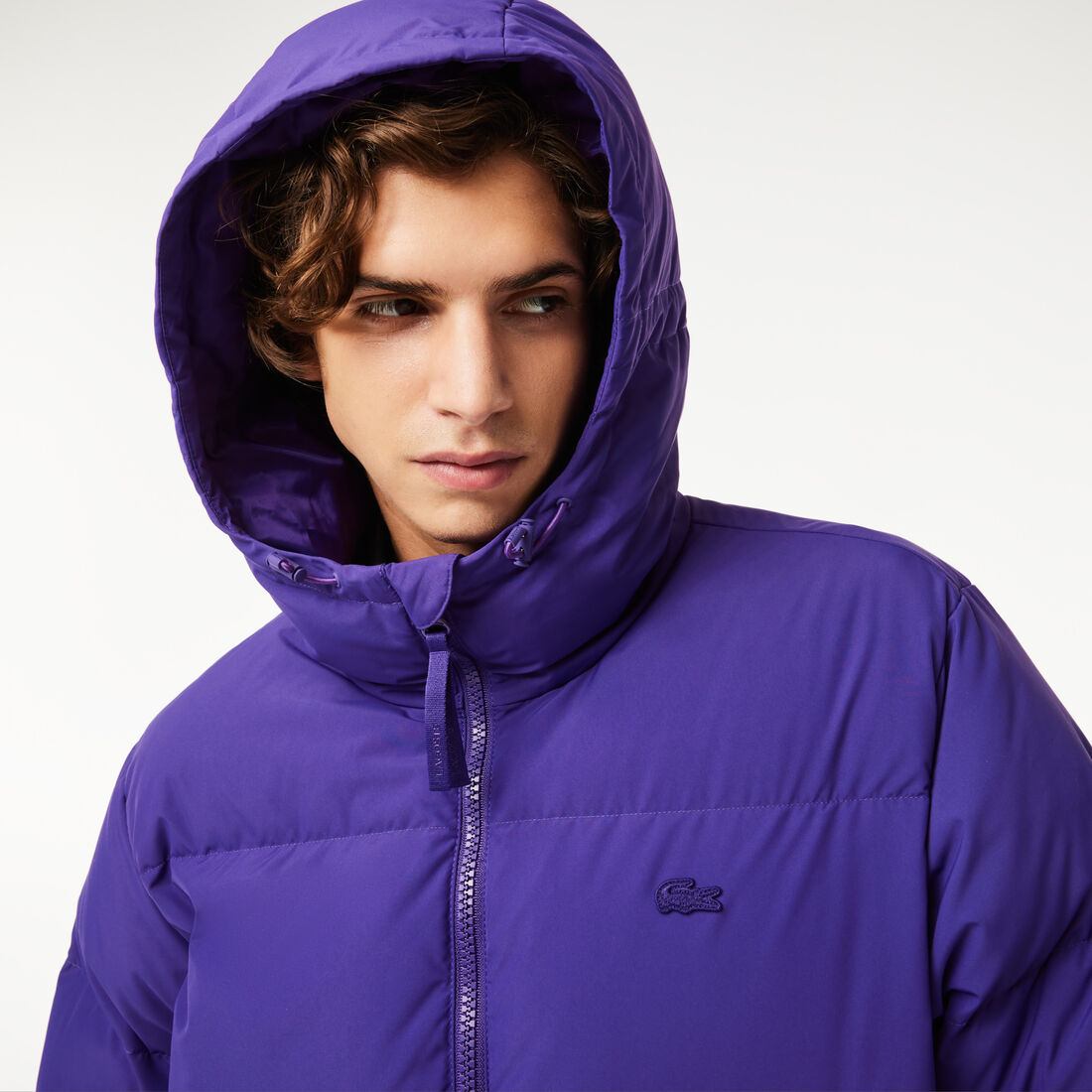 Men's Lacoste Quilted Water-Repellent Short Jacket Men's Lacoste Quilted Water-Repellent Short Jacket - BH3522-00-SNI