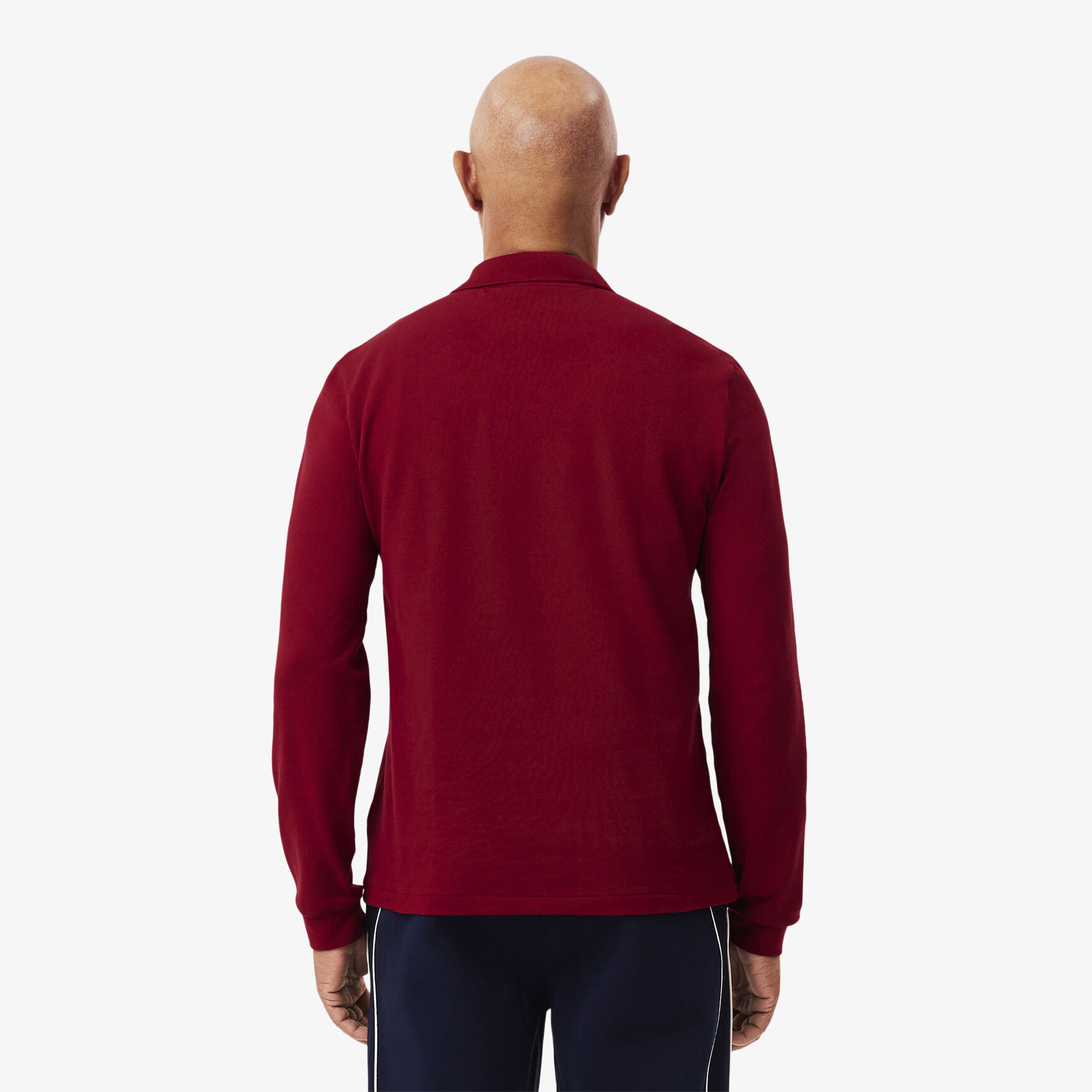 قميص بولو كلاسيكي بأكمام طويلة مقاس L.12.12 Original L.12.12 Long Sleeve Cotton Polo Shirt - L1312-00-476