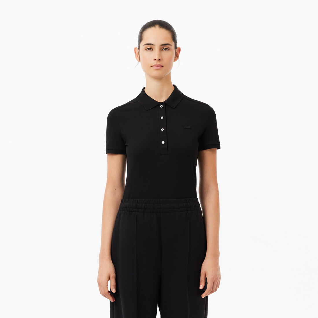 Buy Women's Lacoste Slim fit Stretch Cotton Piqué Polo Shirt Lacoste UAE