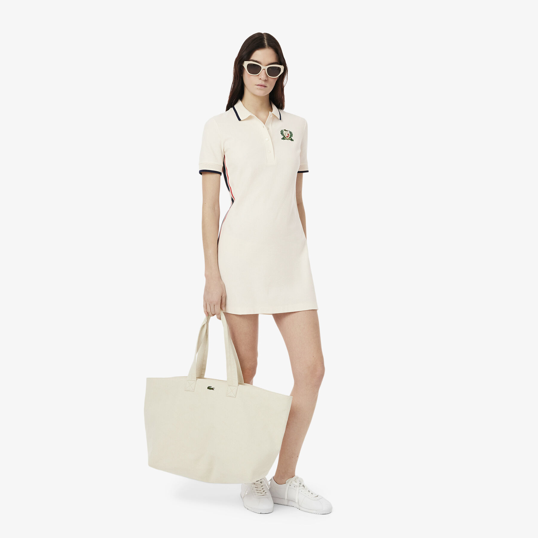 lacoste french made slim fit polo dress