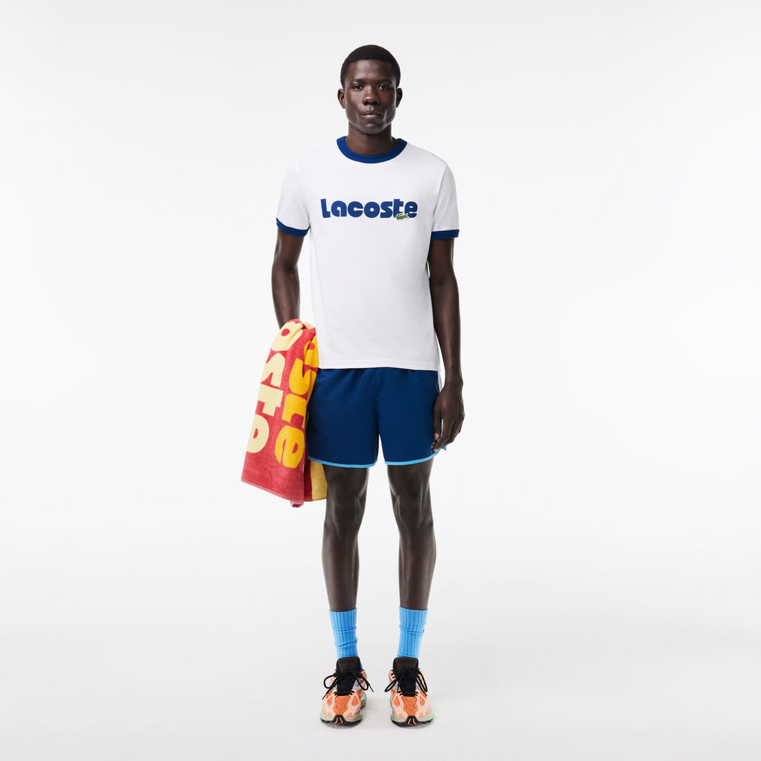 Lacoste Print Contrast Accent T-shirt Lacoste Print Contrast Accent T-shirt - TH7531-00-F2F