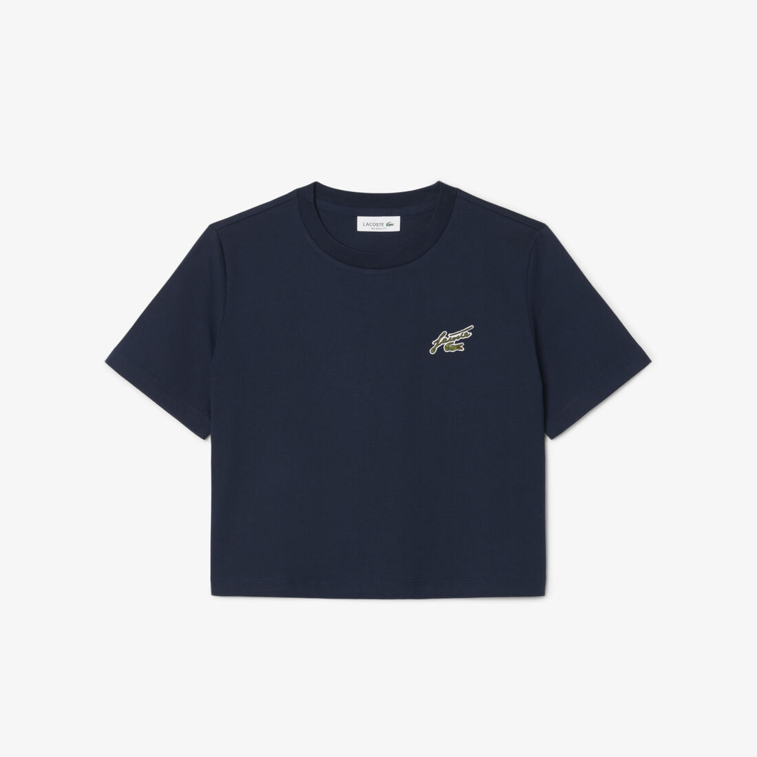 Relaxed Fit Badge Accent Cotton T-shirt - TF0224-00-166