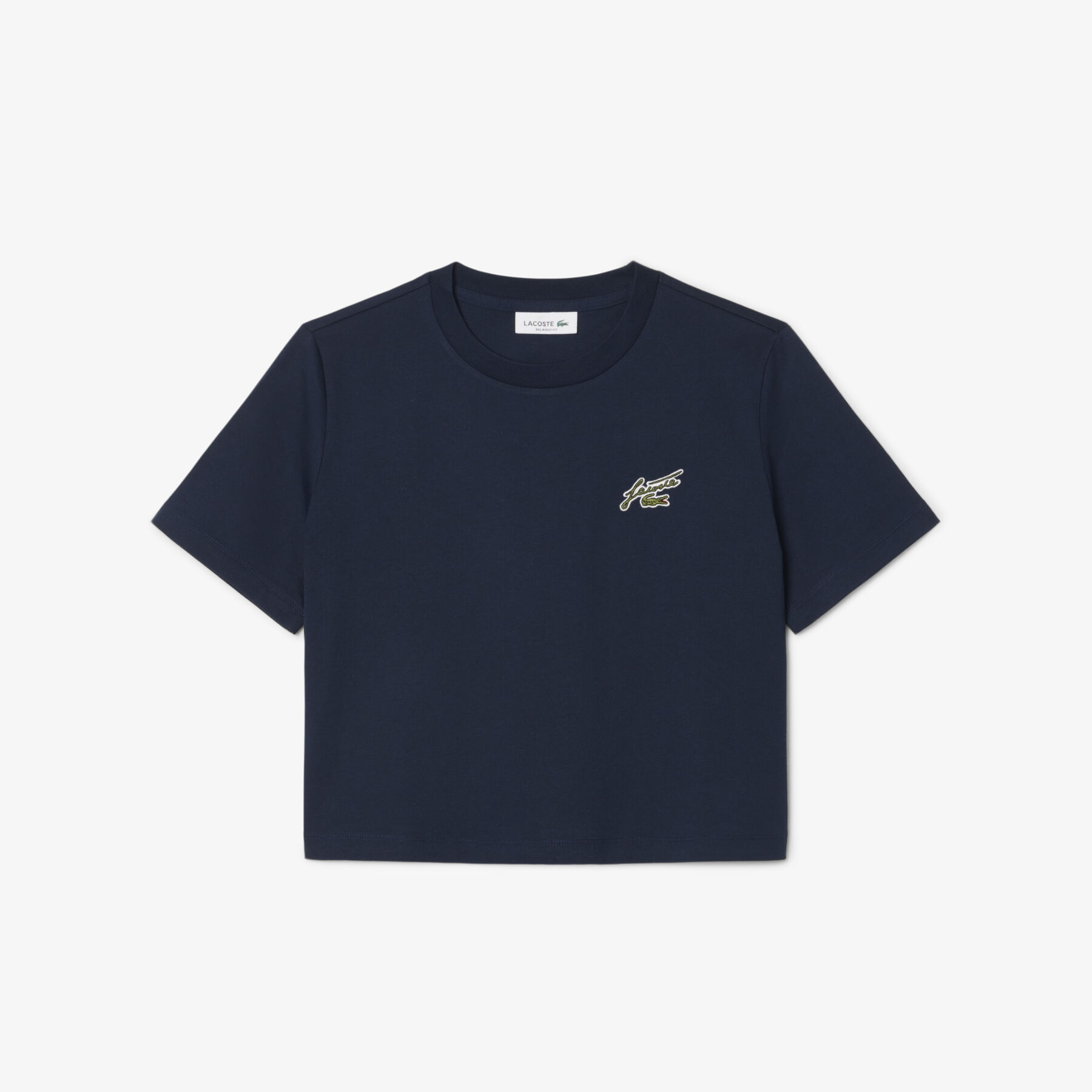 Relaxed Fit Badge Accent Cotton T-shirt - TF0224-00-166