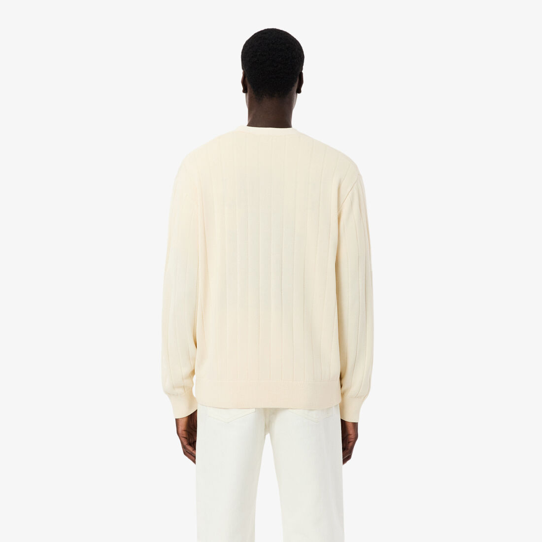 Rib Knit Cotton Blend Cardigan Rib Knit Cotton Blend Cardigan - AH1039-00-056