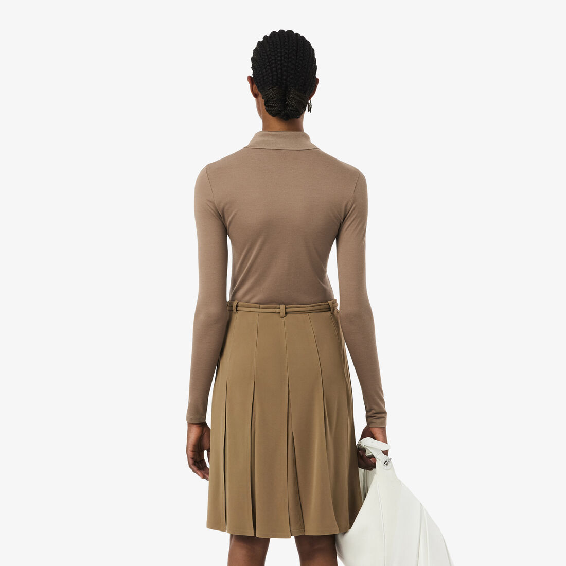 Runway Slim Fit Long Silk Sleeved Polo Shirt Runway Slim Fit Long Silk Sleeved Polo Shirt - PF3054-00-52I