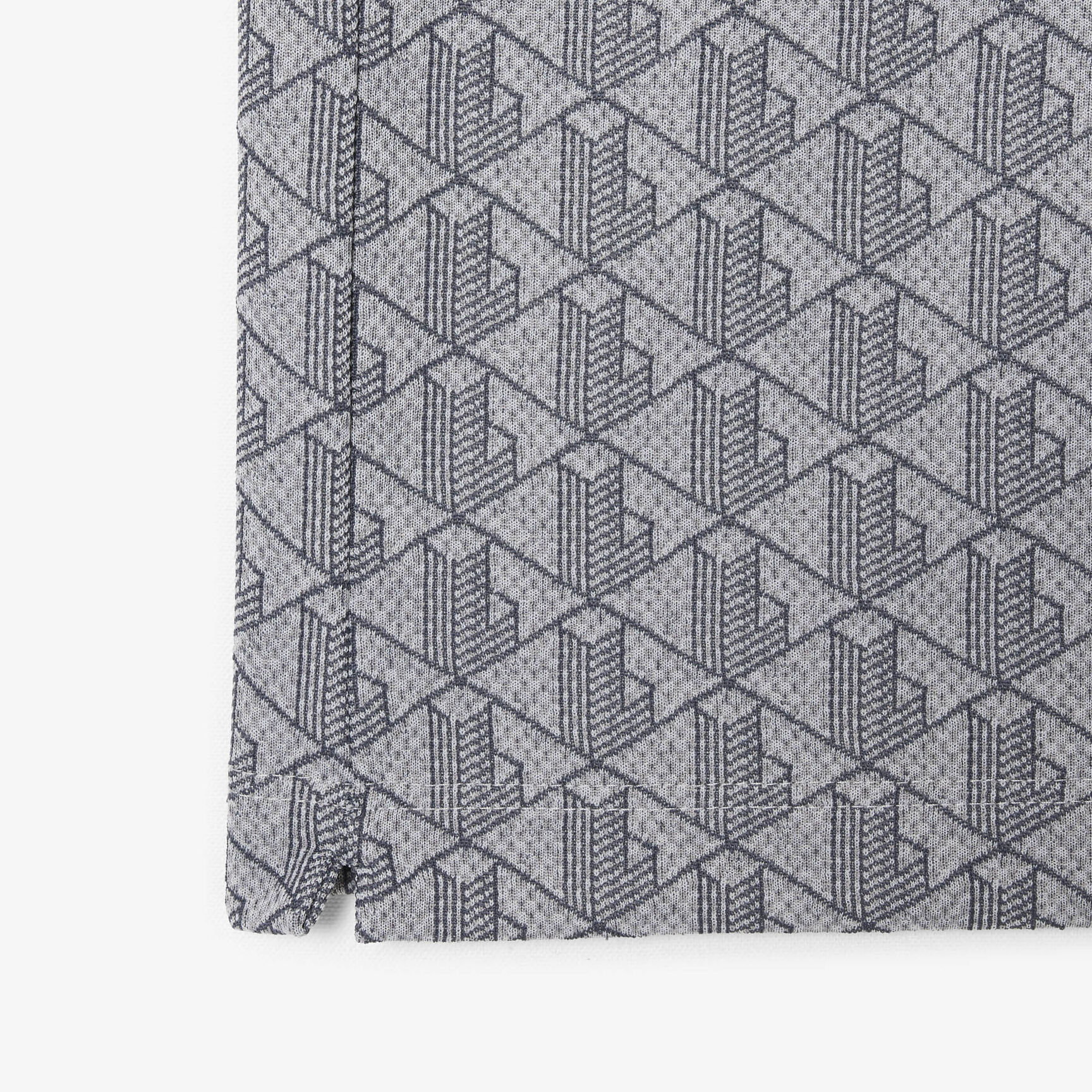 Classic Fit Monogram Jacquard Polo Shirt - DH1417-00-41I