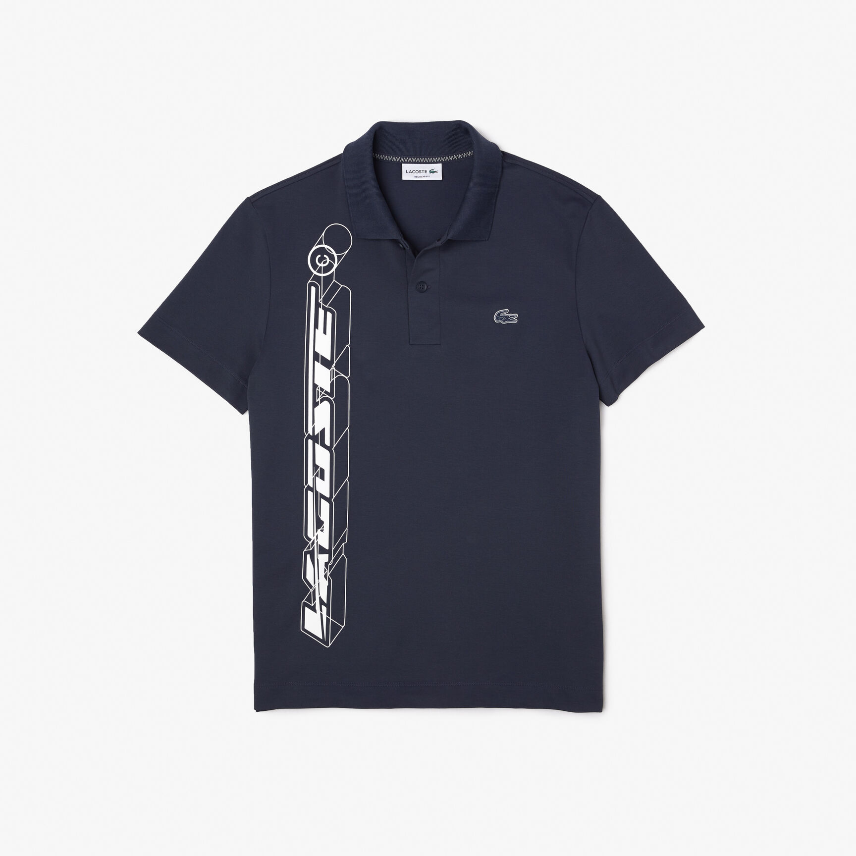 Lacoste Movement Polo Shirt Signature 3D Lacoste Movement Polo Shirt Signature 3D
