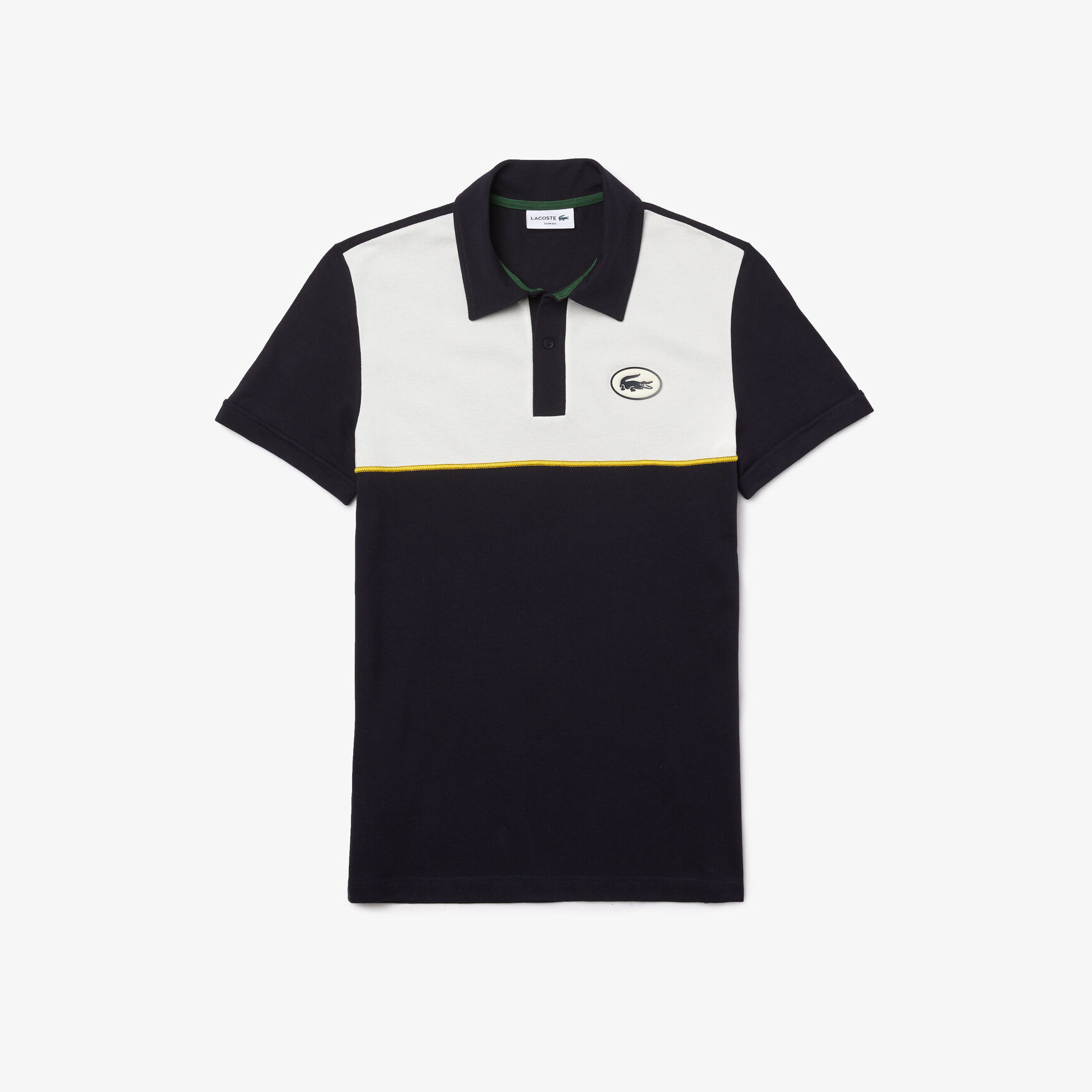 قميص بولو للرجال بيكيه القطن المرن وقصة ضيقة من تراث العلامة قميص بولو للرجال بيكيه القطن المرن وقصة ضيقة من تراث العلامة