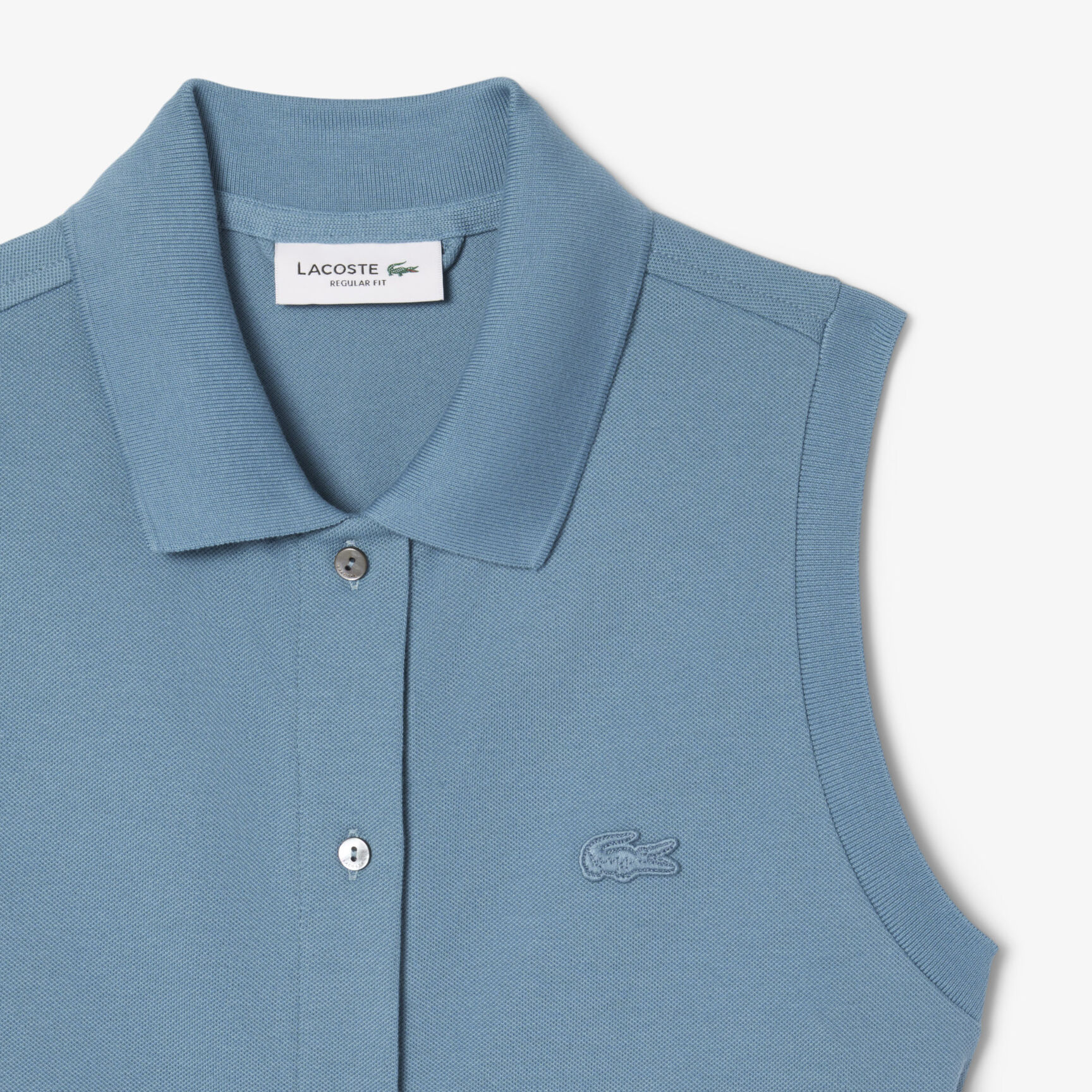 Long Stretch Mini Pique Polo Dress - EF1107-00-HD9