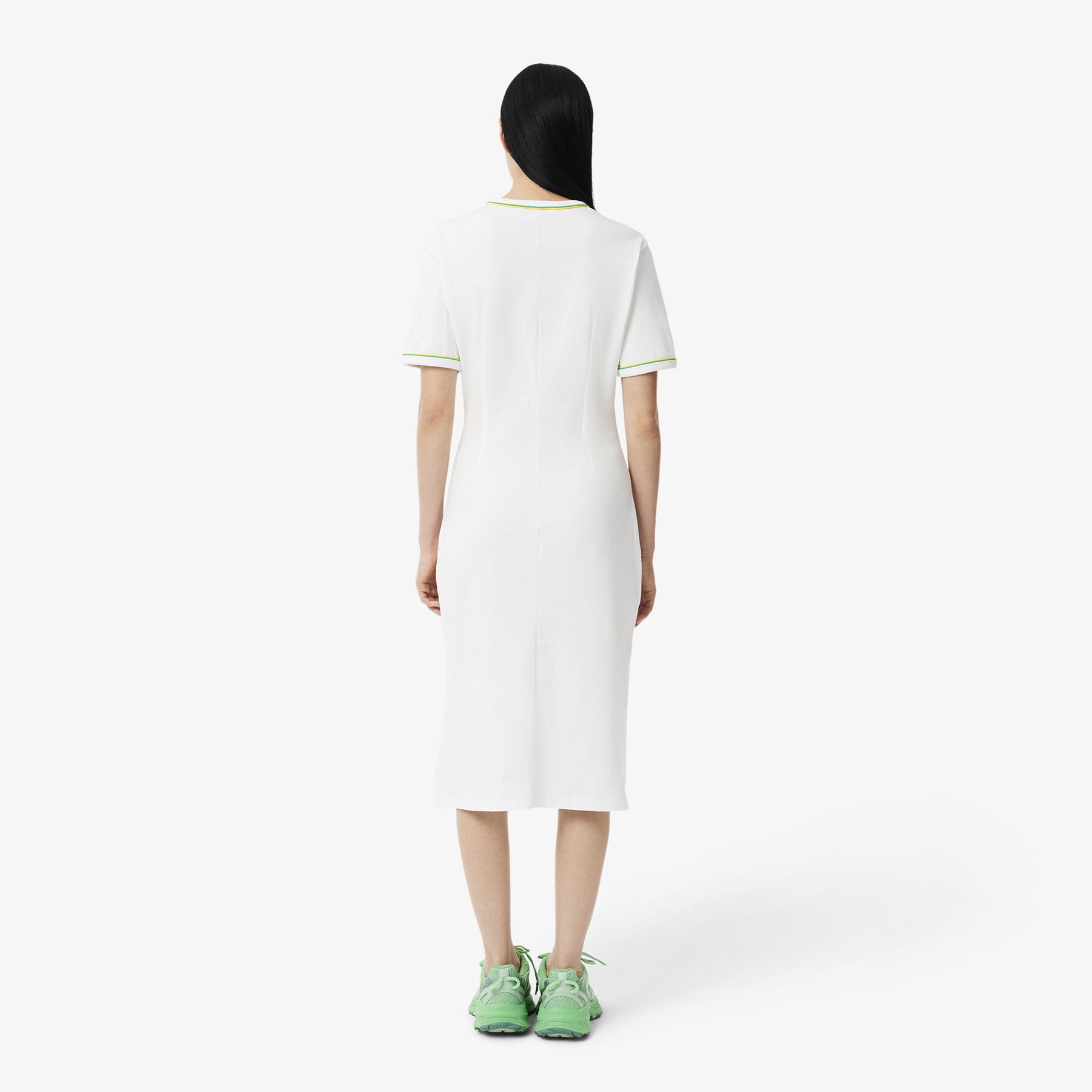 Trim Accent Jersey T-shirt Dress Trim Accent Jersey T-shirt Dress - EF9988-00-FWI