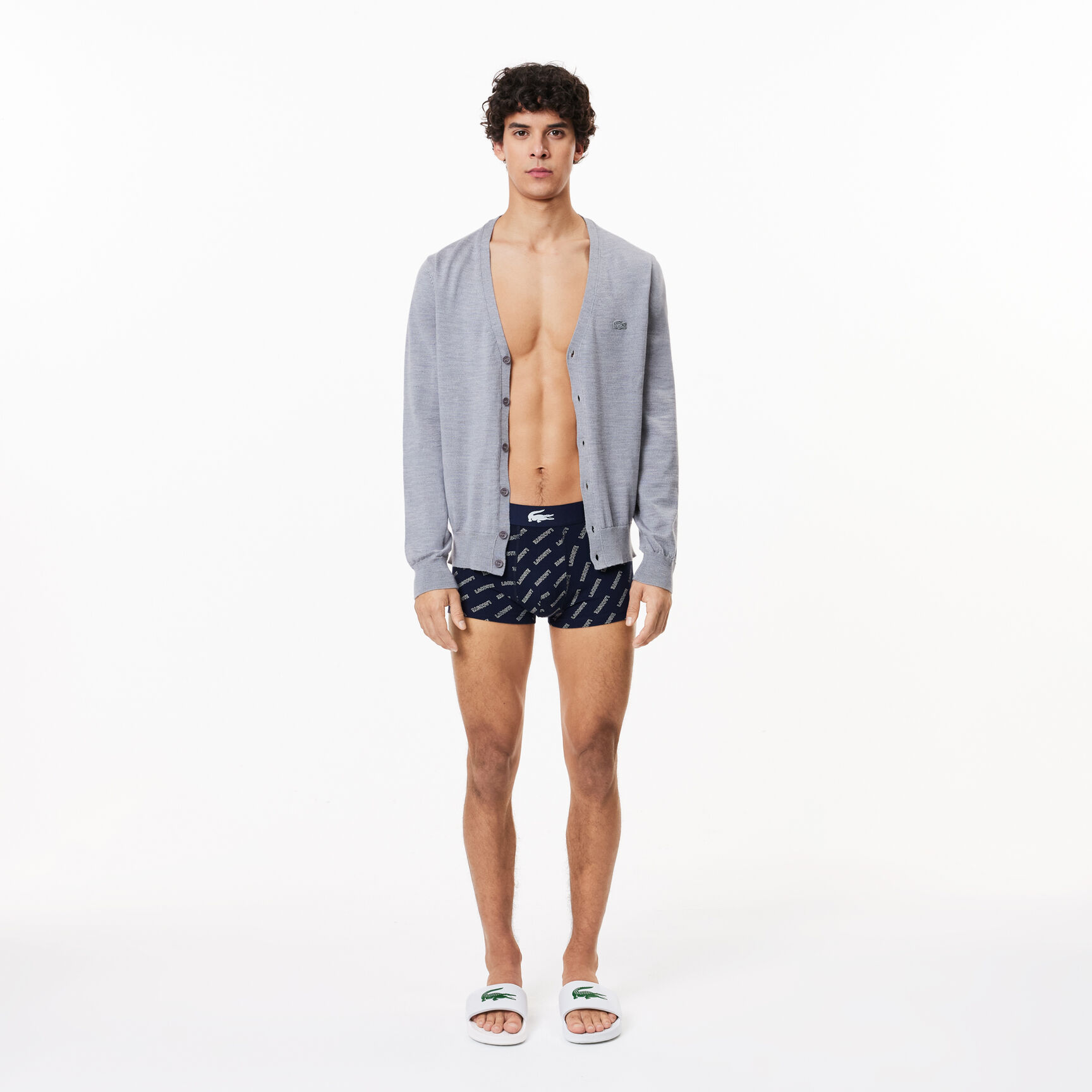 طقم بوكسر قطن مطاطي للرجال، 3 قطع Men’s Stretch Cotton Trunk 3-Pack - 5H1774-00-BCK