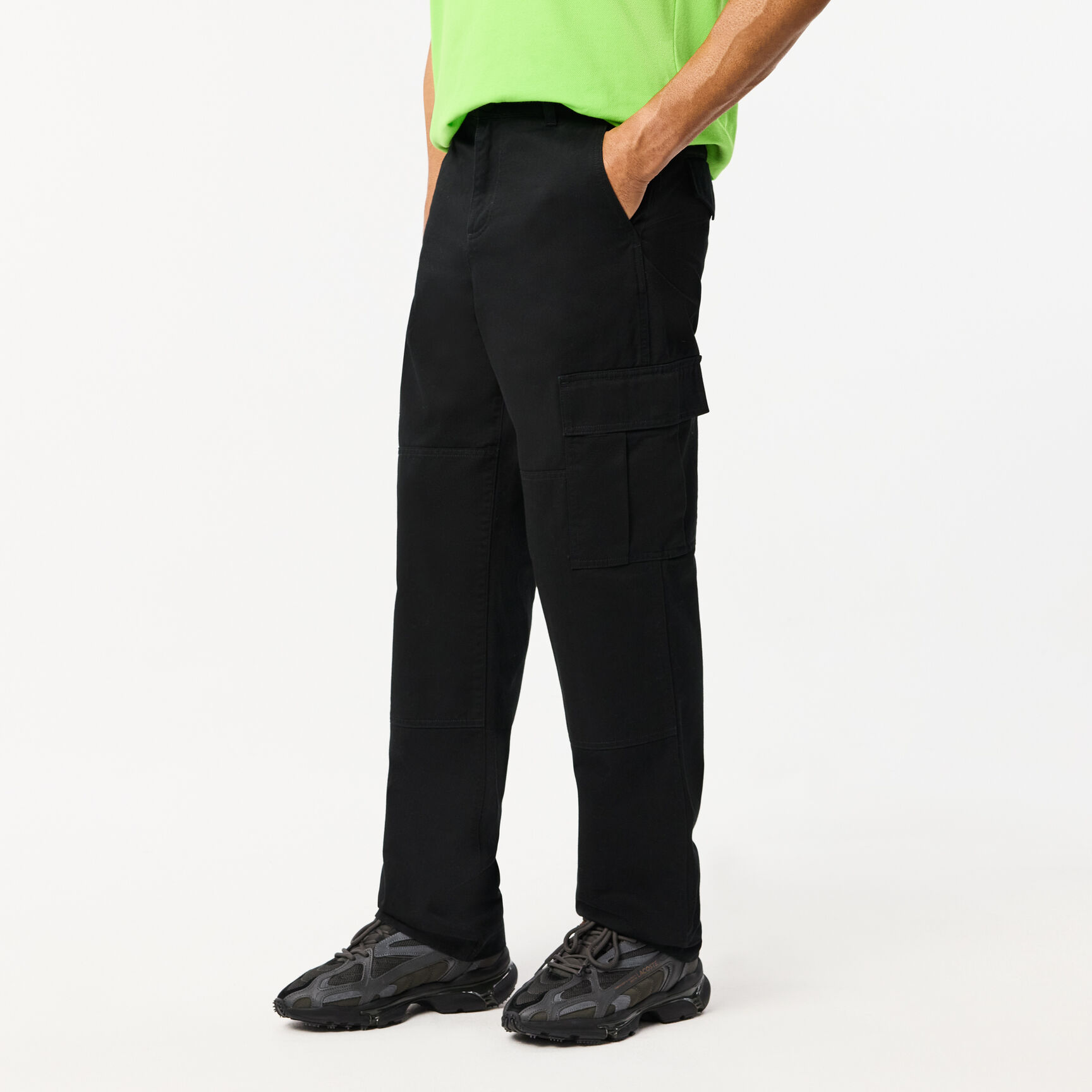 Straight Cut Cotton Cargo Pants Straight Cut Cotton Cargo Pants - HH5945-00-031
